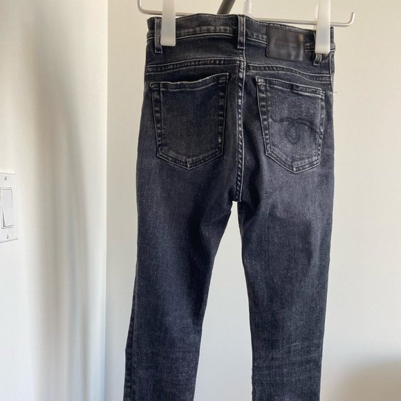 R13 Black skinny denim size 24 - Picture 2 of 2
